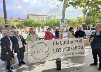 La Delegación del Gobierno de Madrid multa a Pensionistas Complutenses por exhibir pancartas a favor de Gaza