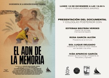 El documental ”El ADN de la memoria” llega a Madrid el 18 de diciembre