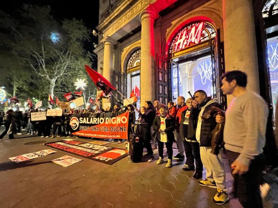 «H&M no negocia con huelgistas»: convocada concentración en Barcelona el 23-D