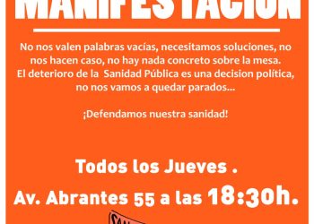 Tras el encierro, nueva manifestación en Carabanchel en defensa de la Sanidad Pública