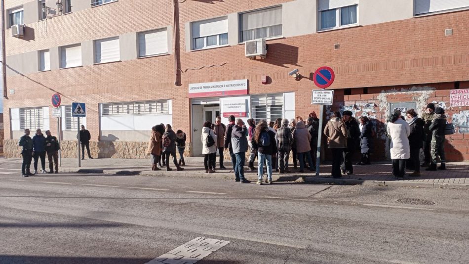 CGT: «Valoración de la concentración en apoyo a nuestras compañeras denunciantes en los juzgados de Torrelaguna»