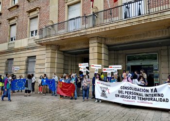Intersindical Servicios Públicos convoca una concentración contra el acuerdo de oferta de empleo público en la Región de Murcia, el 15D