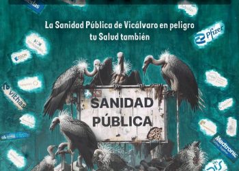 Manifestación contra el deterioro de la sanidad pública en Vicálvaro (Madrid)