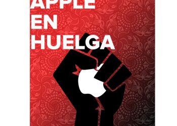 No hay acuerdo en la mediación. Sigue adelante la huelga en Apple Passeig de Gràcia (Barcelona), el 23 de diciembre