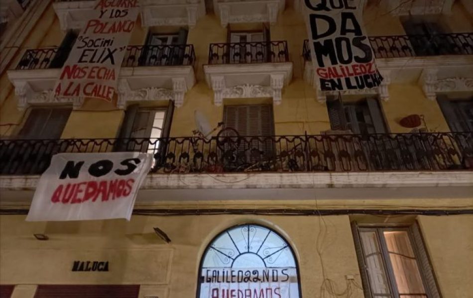 Nuevo Bloque en Lucha en #Galileo22: organizadas frente a la oleada de desahucios en Chamberí