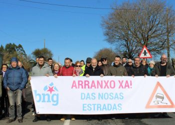 BNG reclama, a través de Néstor Rego, o arranxo da N-540 con unha concentración en Taboada