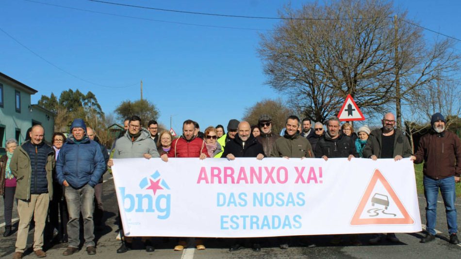 BNG reclama, a través de Néstor Rego, o arranxo da N-540 con unha concentración en Taboada