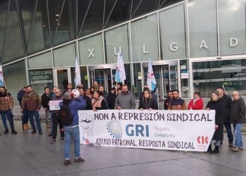 A CIG-Industria solidarízase co traballador de GRI Towers do Carballiño sancionado pola empresa