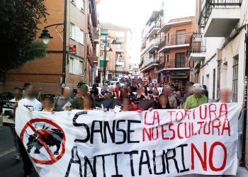 Sanse Antitaurino denuncia el invento de los “encierros blancos” previstos para las fiestas patronales de este fin de semana