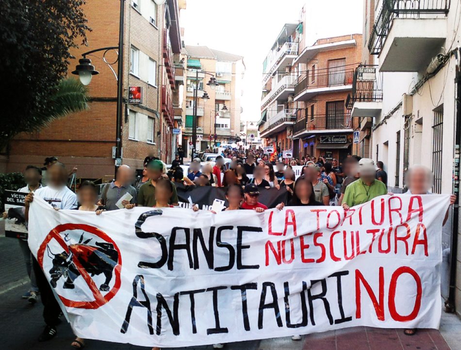 Sanse Antitaurino denuncia el invento de los “encierros blancos” previstos para las fiestas patronales de este fin de semana