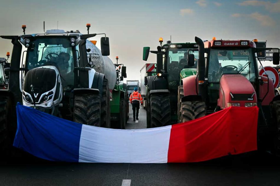 Agricultores franceses prevén bloquear París