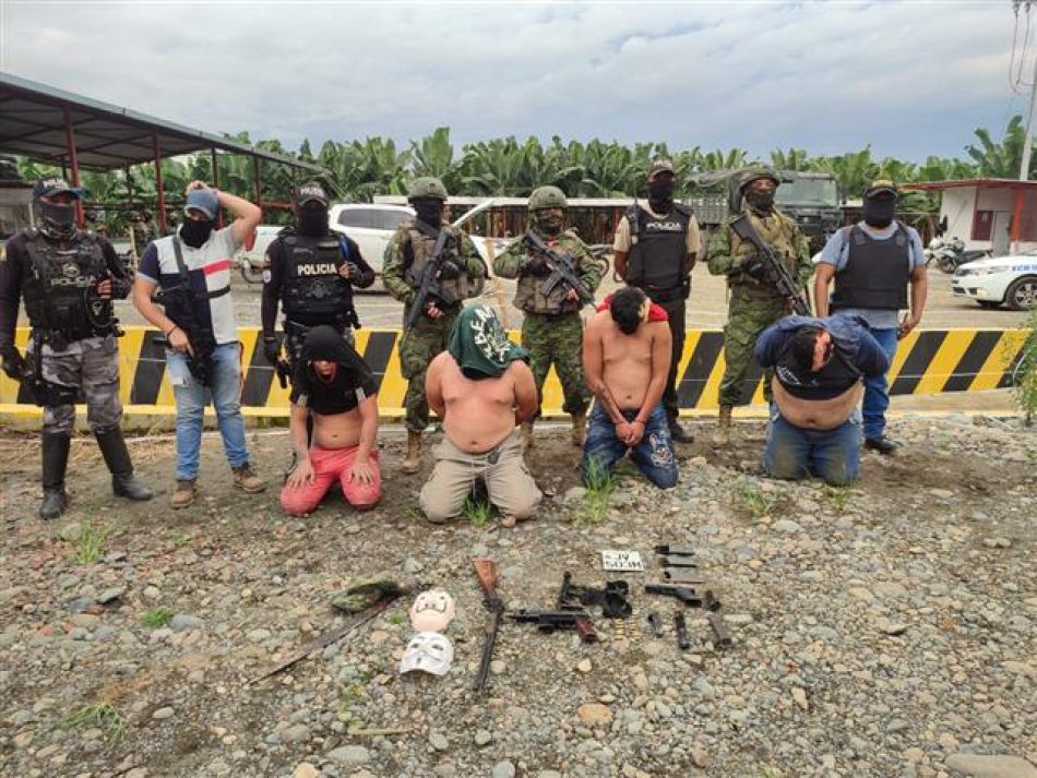 Más de 850 detenidos en Ecuador durante estado de excepción