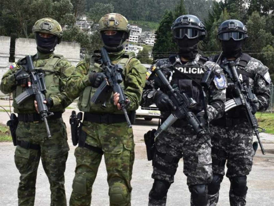 Más de mil detenidos en operativos militares en Ecuador