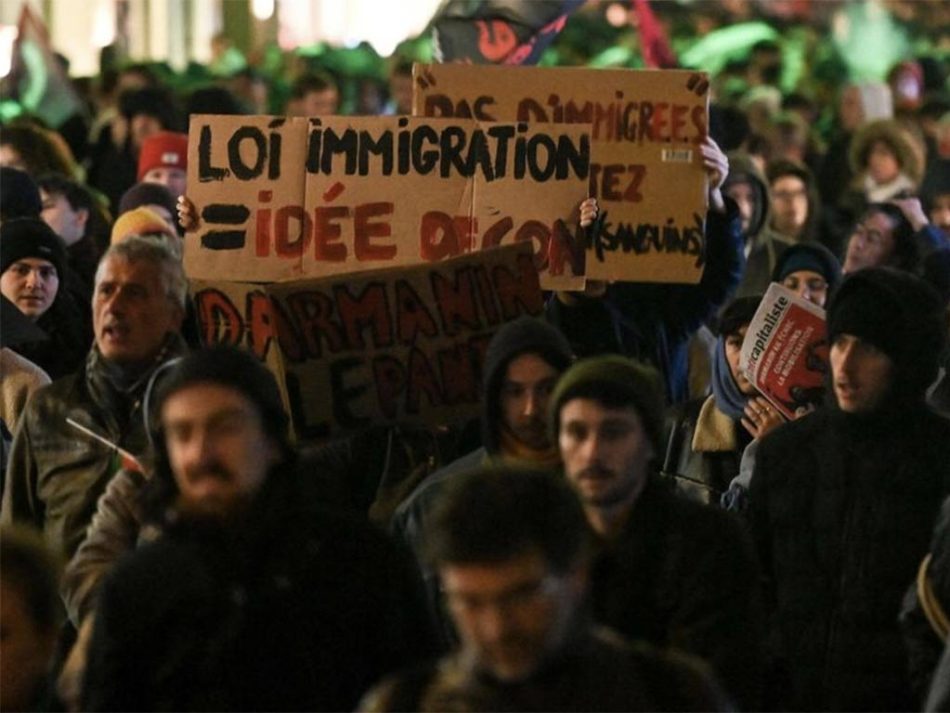 Movilizaciones en Francia contra la ley de inmigración