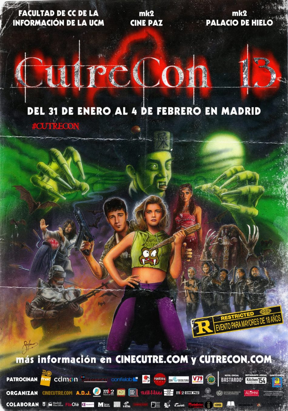 Los peores vampiros del cine protagonizan la decimotercera edición de CutreCon, el Festival Internacional de Cine Cutre de Madrid