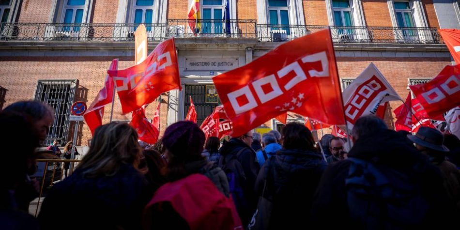 CCOO exige al Ministerio de Justicia que incluya la negociación de los incrementos retributivos y de la carrera profesional en el orden del día de la mesa sectorial