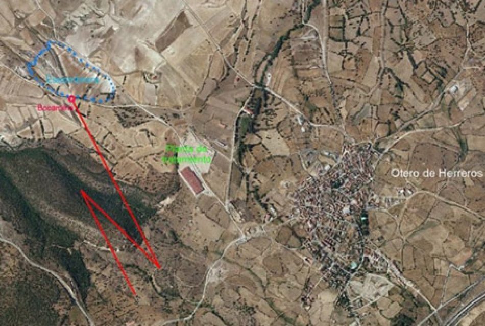 Ecologistas denuncia que la explotación minera de Otero de Herreros es peligrosa para la salud y el medio ambiente