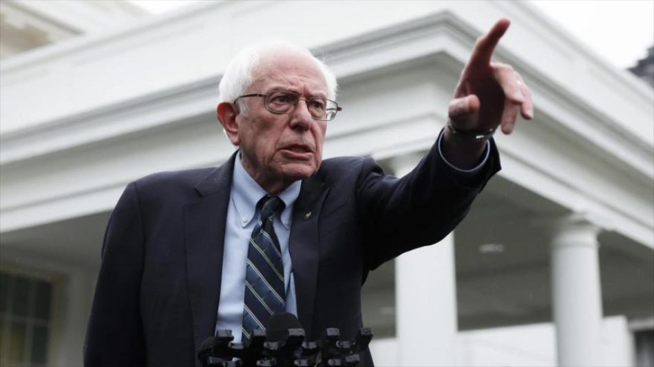 Sanders: “ni un dólar más” para maquinaria de guerra de Netanyahu