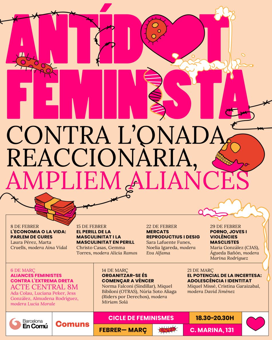 BComú planteja ampliar les aliances feministes com ‘antídot’ front l’onada reaccionària