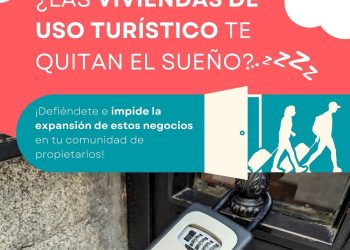 «¿Las viviendas turísticas te quitan el sueño? ¡Defiéndete!»