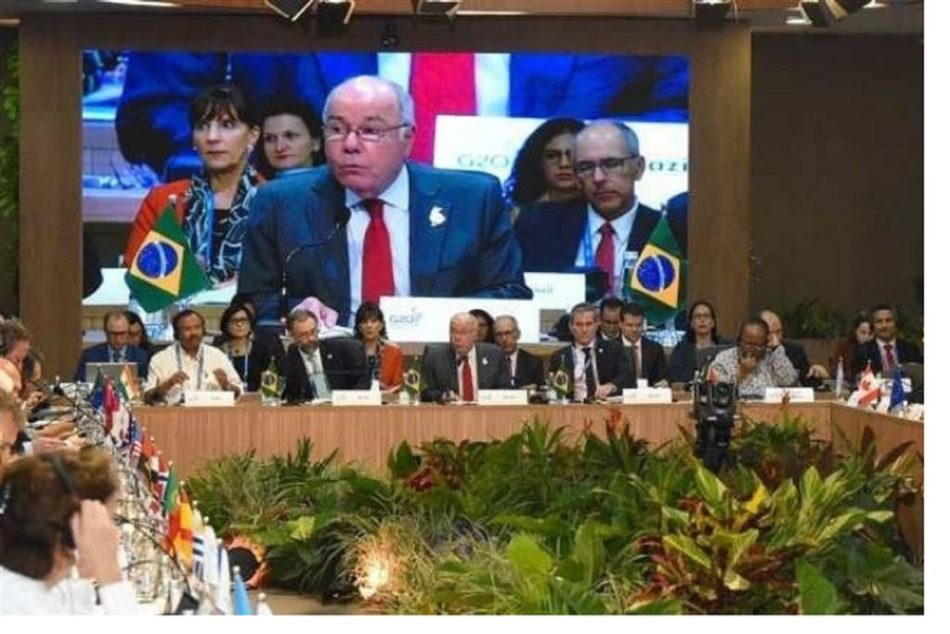 Critican en reunión G20 en Brasil inercia de ONU ante conflictos