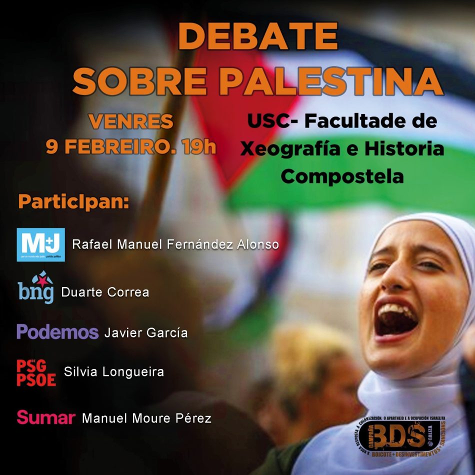 Debate no marco da campaña electoral sobre Palestina