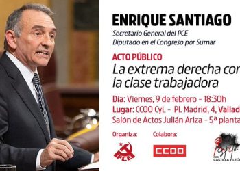 Enrique Santiago participará en la manifestación del 10F “Respeto por Castilla y León”