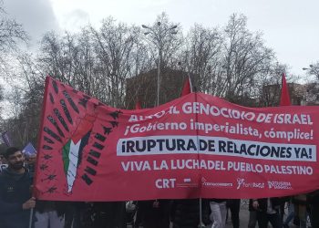 Miles de personas recorren las calles en 100 municipios de España para reclamar el fin de los ataques israelíes a Gaza