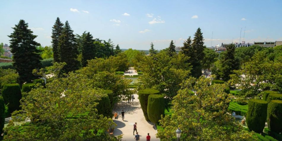 Preocupación ante las obras previstas en los Jardines de Sabatini (Madrid)