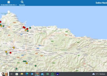 Solo nos queda que llueva para rebajar la disparatada contaminación por partículas que se dan en toda Asturias