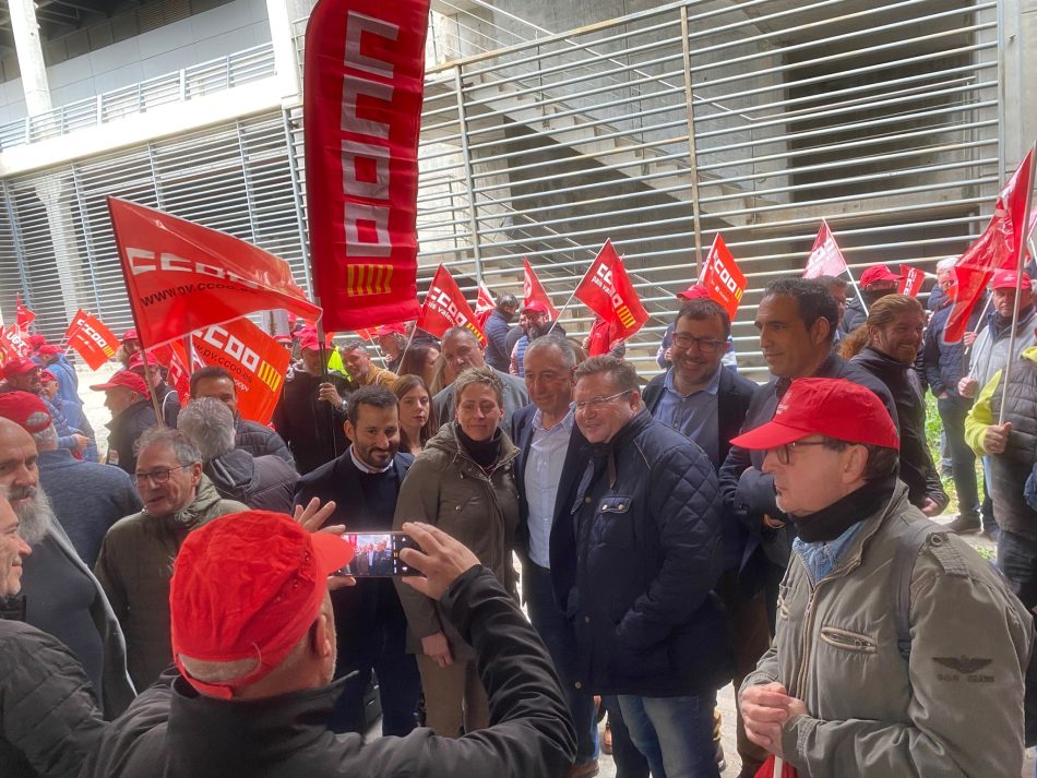 Compromís reivindica en Cevisama más ayudas al sector y un acuerdo entre patronal y trabajadores