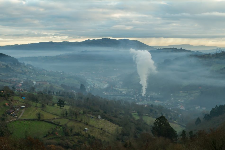 Oviedo alcanza su récord de contaminación por partículas