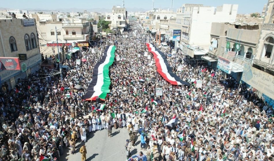 Yemen toma las calles en apoyo de Palestina
