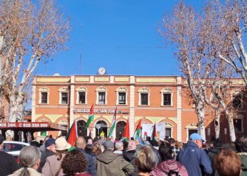 CNT sigue manifestándose en solidaridad con el Pueblo Palestino 