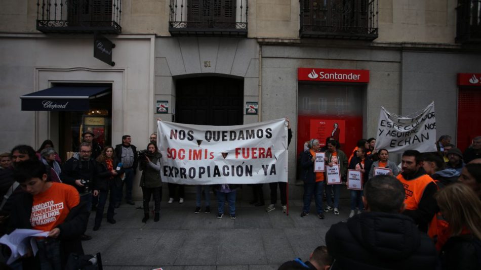 Madrid se levanta contra los fondos buitre