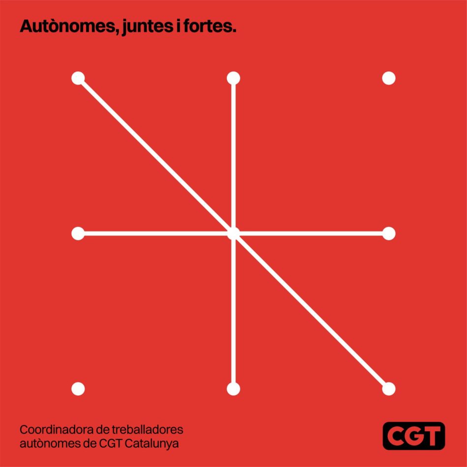 La CGT desafia les autoritats de competència i publica tarifes per a treballadores autònomes