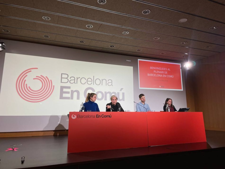 El Plenari de Barcelona en Comú avala la necessitat d’acords progressistes amplis per governar la ciutat