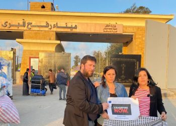 Eurodiputadas de Podemos, BNG y Anticapitalistas alertan ante el desastre humanitario en Gaza tras visitar el paso de Rafah