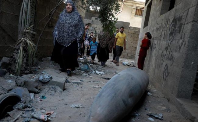 3000 bombas sin detonar lanzadas por Israel amenazan vida de palestinos