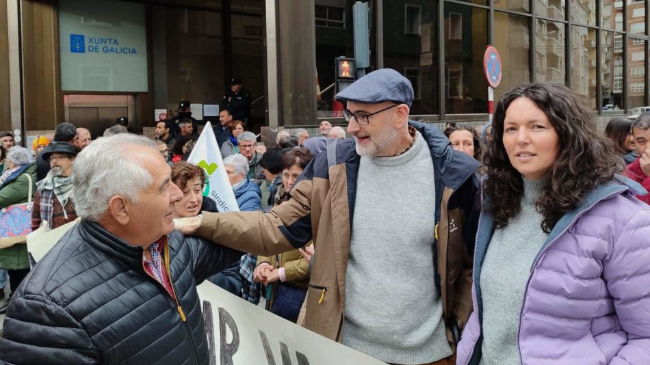 O BNG apoiou a mobilización dos gandeiros e gandeiras en Ourense