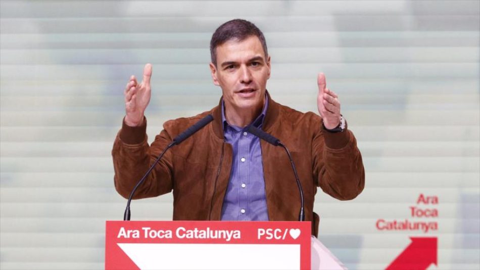 Pedro Sánchez reitera necesidad de reconocer Estado palestino