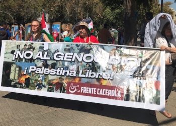 Chile marcha por Palestina: «Mientras exista el sionismo, no habrá paz»