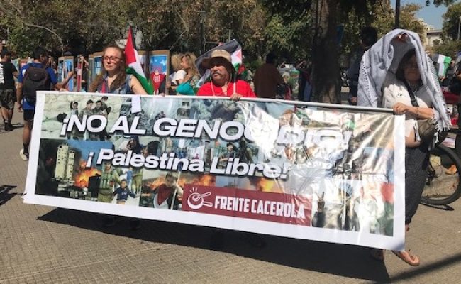 Chile marcha por Palestina: «Mientras exista el sionismo, no habrá paz»