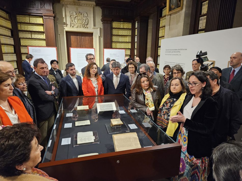 La exposición ‘Libros y autores en el Virreinato del Perú’ llega al Archivo General de Indias en Sevilla