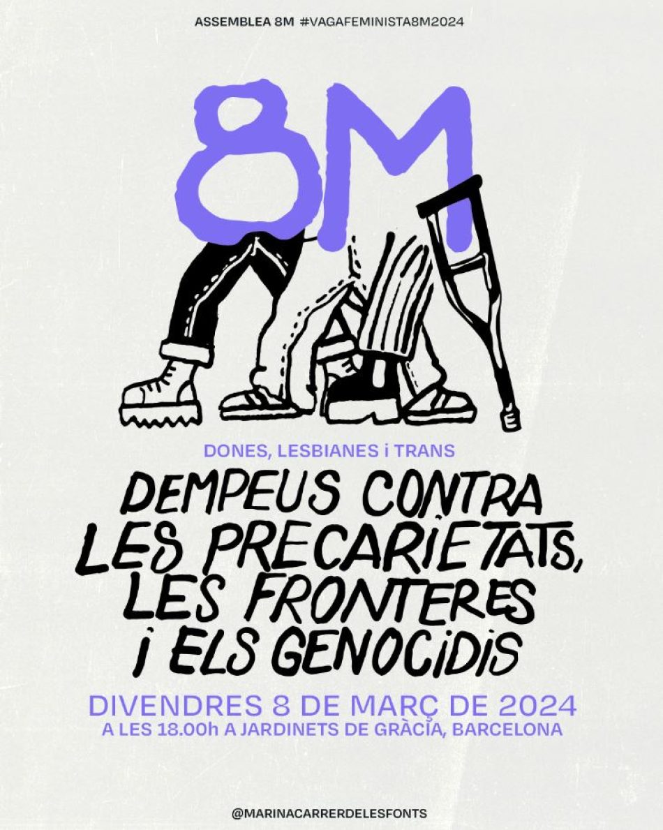 Manifestació 8 març 2024 Barcelona