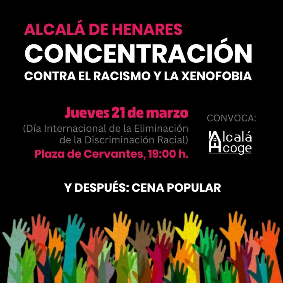 Alcalá Acoge protesta en el pleno de ese municipio para recordar que el racismo institucional mata