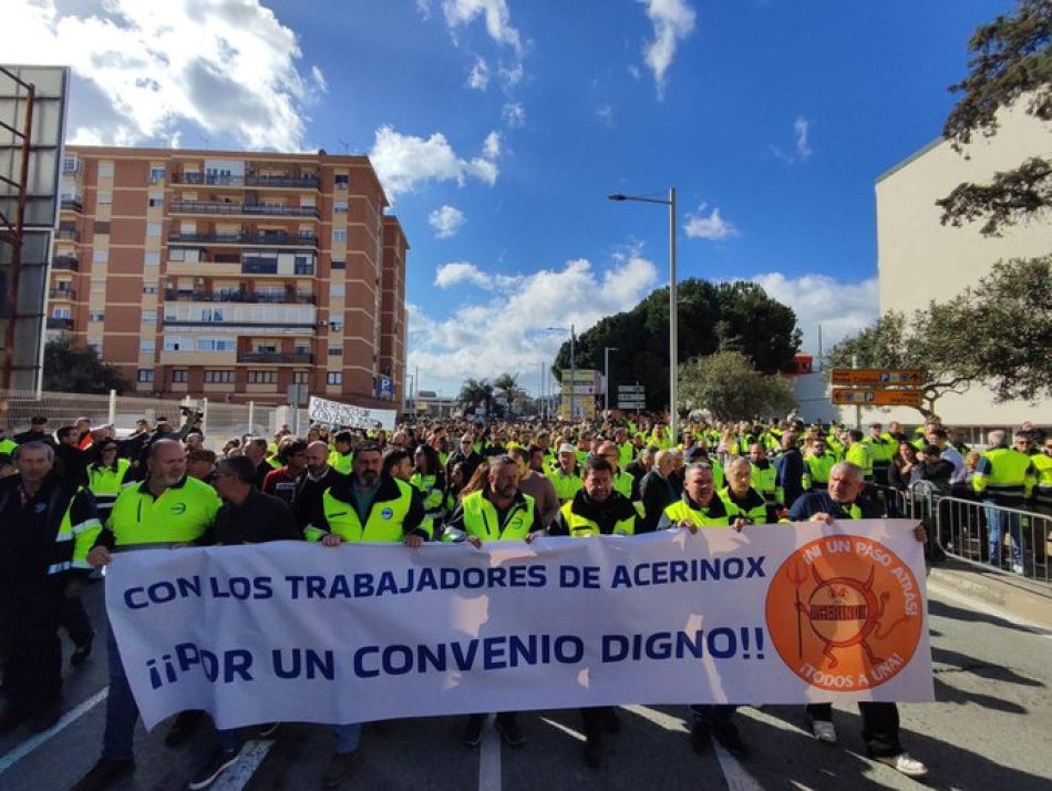 CCOO exige a Acerinox que abandone el camino de las formas y se siente a negociar el fondo