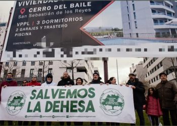 La Plataforma vecinal Dehesa Viva denuncia la publicidad fraudulenta de venta de pisos en Cerro del Baile, en San Sebastián de los Reyes