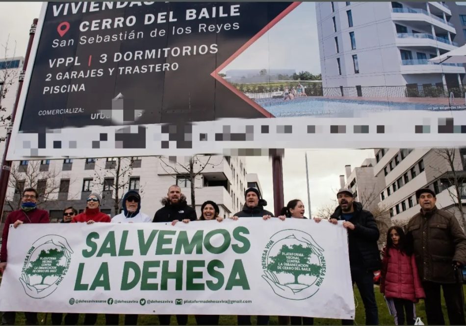 La Plataforma vecinal Dehesa Viva denuncia la publicidad fraudulenta de venta de pisos en Cerro del Baile, en San Sebastián de los Reyes