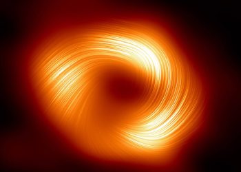 Primera imagen en luz polarizada del agujero negro de nuestra galaxia